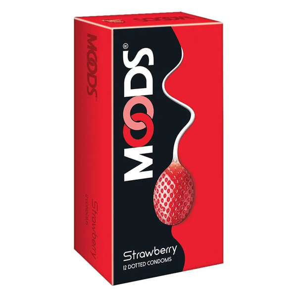 Moods Condom (12 Units) - Strawberry